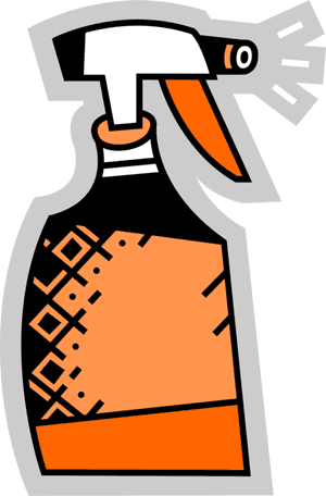 Vector Illustration Of Plastic Spray Bottle Squirts, - Spray Bottle Clipart Transparent, HD Png Download PNG