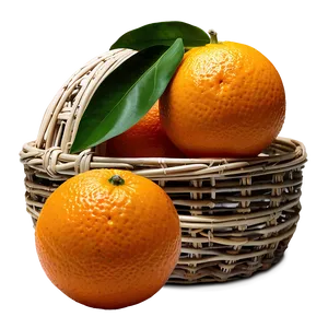 Oranges Basket Png Hdr96 PNG Image