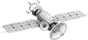 Transparent Satellite Png - Satellite Images Black And White, Png Download PNG with transparent background