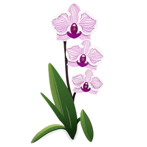 Orchid Flower Cricut Creation Png 06282024 PNG Image