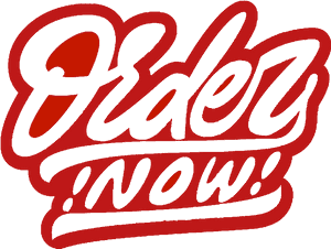 Order Now Calligraphy PNG image with transparent background