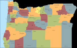 Map Of Oregon State Map Of Usa United States Maps - Oregon Cities Pics Map, HD Png Download PNG image with transparent background