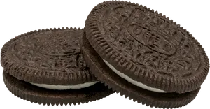 Oreo Cookies Closeup PNG Image