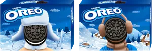 Oreo Winter Ski Adventure PNG Image