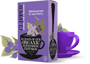 Organic Blackcurrant & Acai Berry Infusion - Sleep Easy Organic Tea, HD Png Download PNG image with transparent background