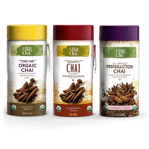 Organic Chai Collection Png Ljp64 PNG Image