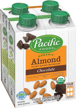 Pacific Foods Almond Chocolate Milk, HD Png Download PNG with transparent background