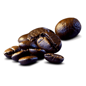 Organic Fair Trade Coffee Beans PNG twq50 PNG with transparent background