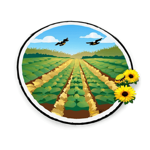 Organic Farm Field PNG 05242024 PNG