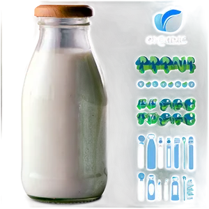 Organic Milk Bottle Png Hur10 PNG Image