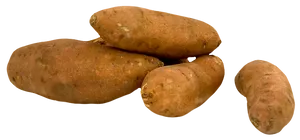 Organic Sweet Potatoes PNG Image