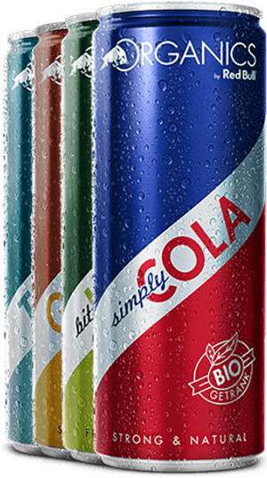Organics By Red Bull - Red Bull Organics Cola PNG image with transparent background
