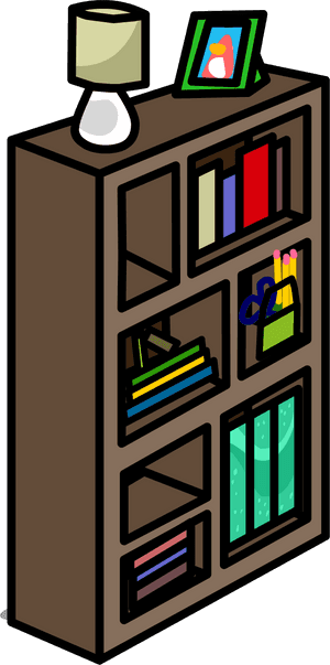 Funky Bookshelf Sprite - Bookshelf Clipart, HD Png Download PNG image with transparent background