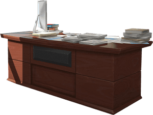 Transparent Office Desk Png - Episode Interactive Desk Overlay, Png Download PNG image with transparent background