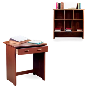 Organized Study Table Png 30 PNG Image