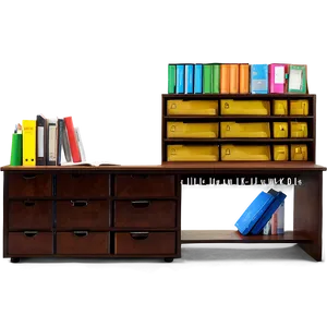 Organized Study Table Png 92 PNG Image