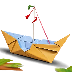 Origami Boat Instruction Png Ygj PNG Image