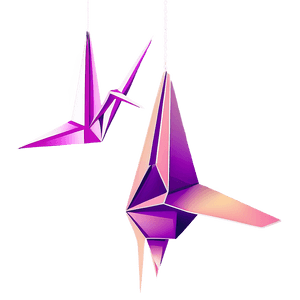 Origami Crane PNG kkr PNG image with transparent background