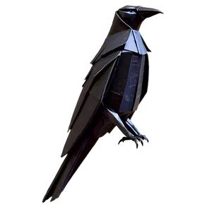 Origami Raven Figure Png 21 PNG Image