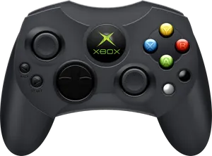 Original Xbox Controller Black PNG Image