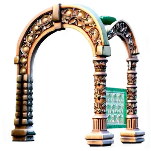 Ornamental Arch Design Png Skt50 PNG Image