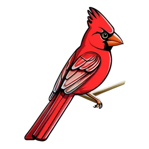 Ornamental Cardinal Design Png Xxc9 PNG Image