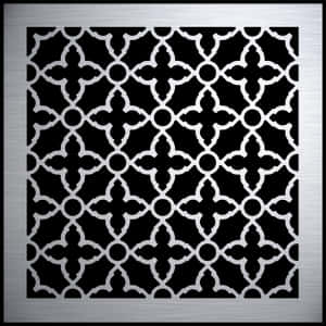 Ornate Black Ironwork Pattern PNG image with transparent background
