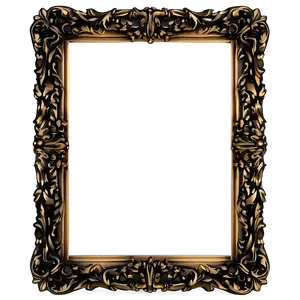 Ornate Bronze Frame Png 39 PNG Image