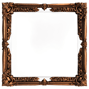 Ornate Bronze Frame PNG 54 PNG with transparent background