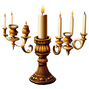 Ornate Candlestick Drawing Png Mpx PNG Image