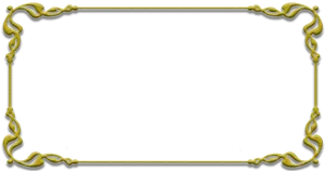 Ornate Chain Border Frame PNG Image