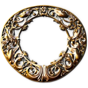 Ornate Circle Frame Png Ugx47 PNG Image