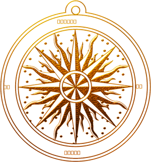Bronzed Compass Rose By Prettywitchery On Clipart Library - Fancy Compass Rose Png, Transparent Png PNG image with transparent background