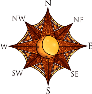 Transparent Fantasy Compass Rose Png - Circle, Png Download PNG image with transparent background