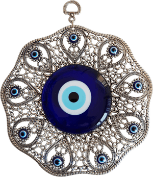 Bead Global Turkish Glass Blue Evil Eye Wall Hanging - Evil Eye Wall Hanging, HD Png Download PNG image with transparent background