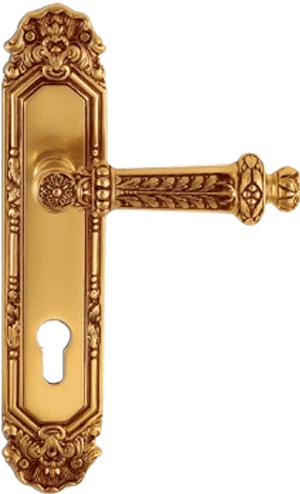 Capua Door Handle On Plate - Door Handles Png PNG with transparent background
