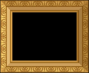 Golden Photo Frame Png, Transparent Png PNG image with transparent background