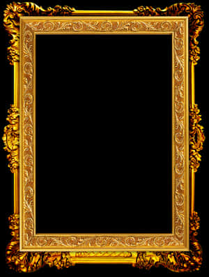 Picture Frame Gold Png Download Free Clipart - Golden Frame Hd Png, Transparent Png PNG with transparent background