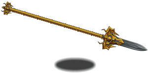 Medieval Spear Free Png Image - Golden Spear Aqw, Transparent Png PNG