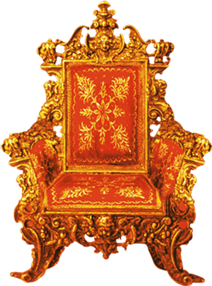Throne Clipart Transparent Background - Golden Throne, HD Png Download PNG image with transparent background