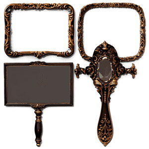 Ornate Hand Mirror PNG 60 PNG