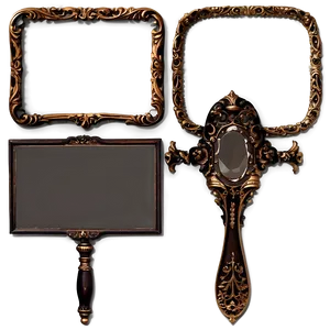 Ornate Hand Mirror Png 60 PNG Image