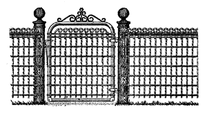 Fancy Gate PNG File PNG image with transparent background