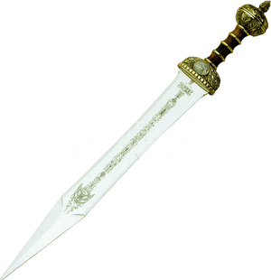 Knightly Sword Ancient Rome Gladius Spatha - Gladius For Gladiator, HD Png Download PNG image with transparent background