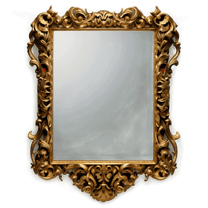 Ornate Mirror Frame PNG 06212024 PNG