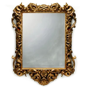 Ornate Mirror Frame Png 06212024 PNG Image