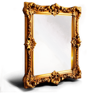 Ornate Mirror Frame PNG 06212024 PNG
