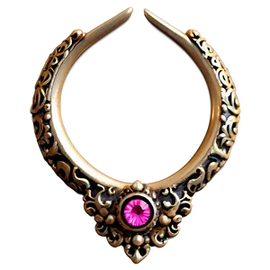 Ornate Septum Piercing Png Bbl89 PNG Image