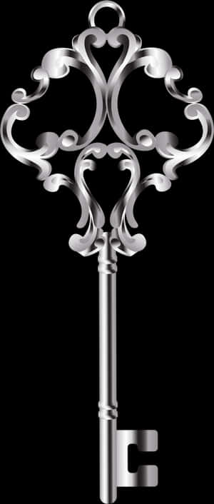 Silver Key Png Clip - Golden Key Png, Transparent Png PNG with transparent background