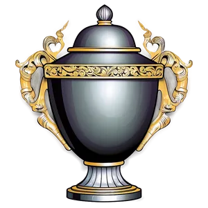 Ornate Urn Illustration Png Qye PNG Image